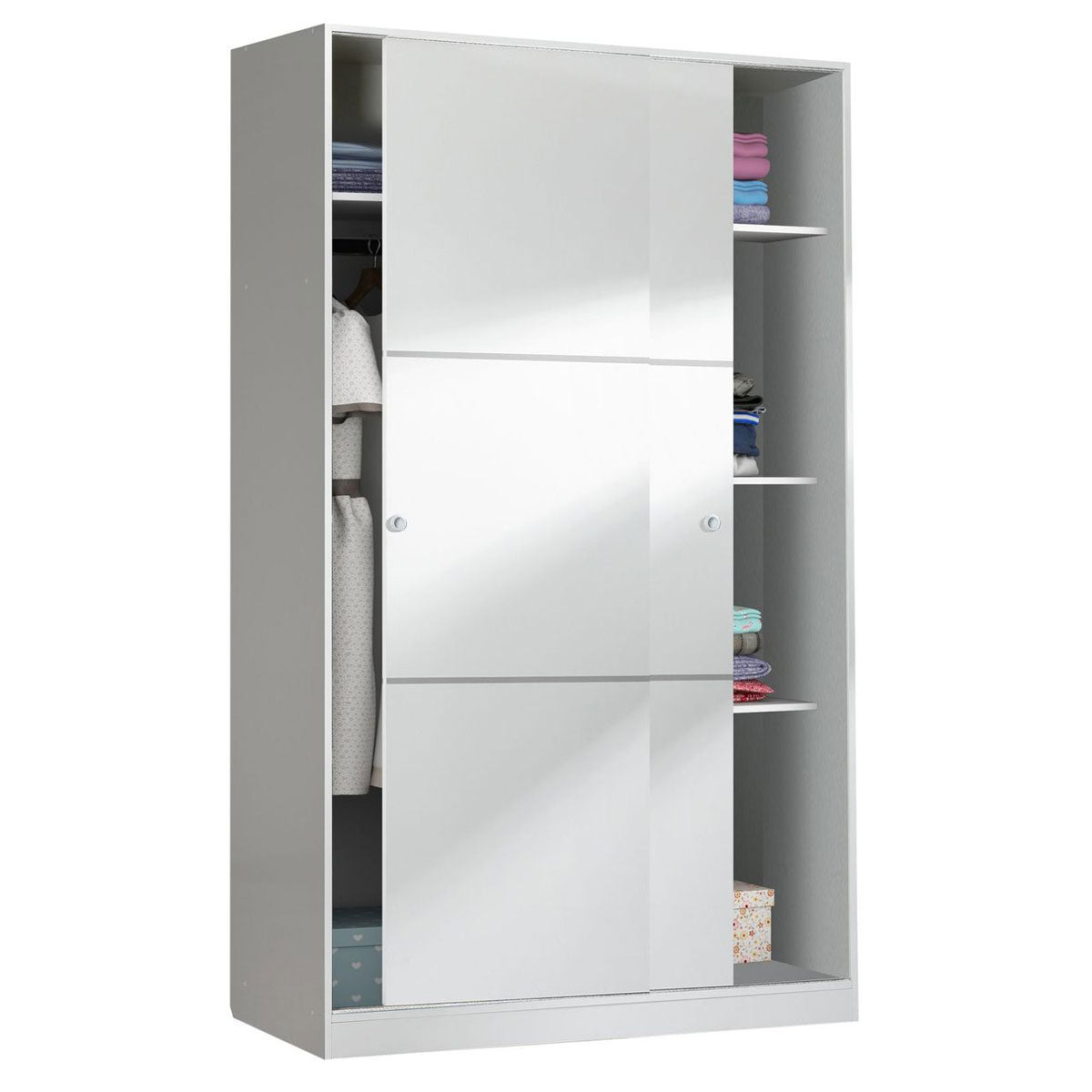 Wardrobe with sliding doors, MARINES model.