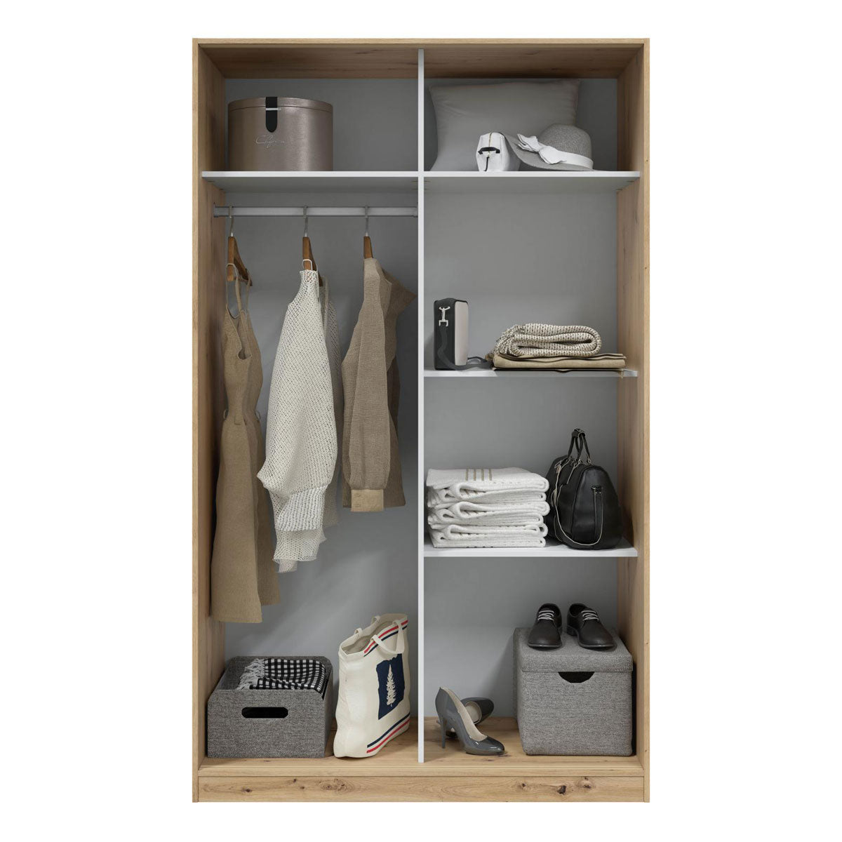 Wardrobe with sliding doors, SAGUNTO model.