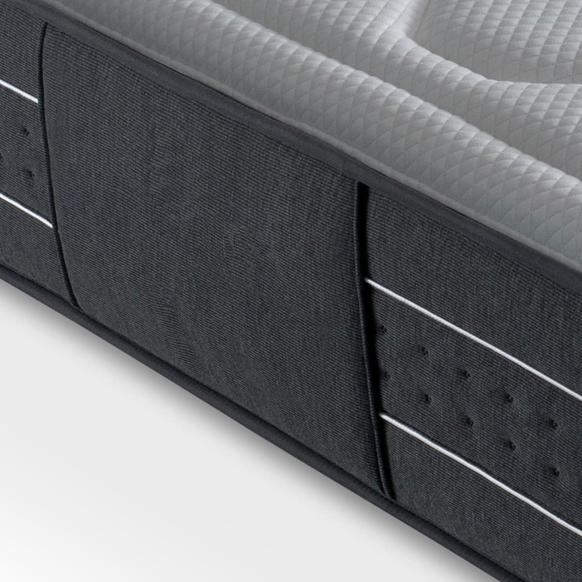 HR foam + visco mattress, domotex®, DAIMUS model.