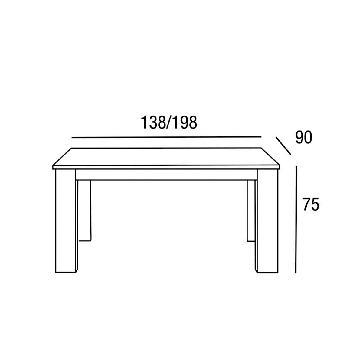Mesa de comedor modelo ADEMUZ