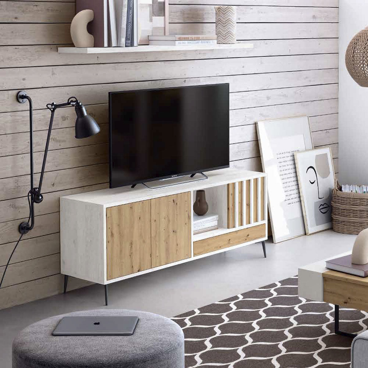 Low TV cabinet, CATADAU model.