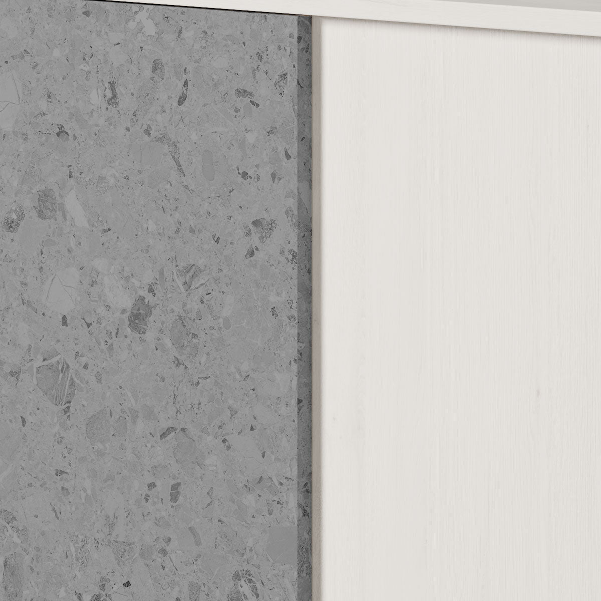 Auxiliary shoe rack with 2 sliding doors, BOLBAITE model.