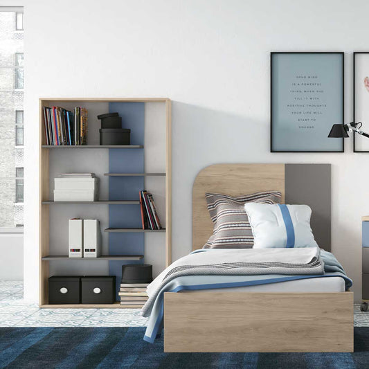 Dormitorio juvenil completo, modelo AYORA.