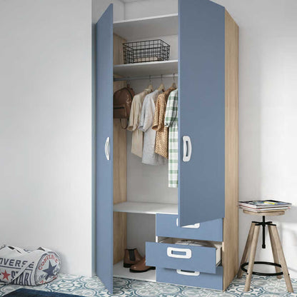Dormitorio juvenil completo, modelo AYORA.