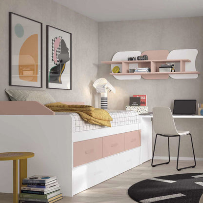 Dormitorio juvenil completo, modelo CANET.