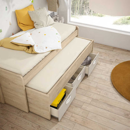 Dormitorio juvenil completo, modelo SELLENT.
