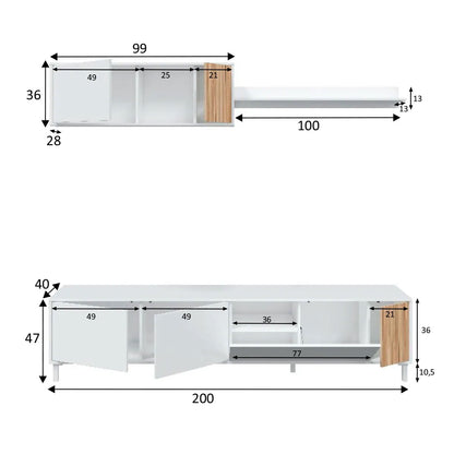 Mueble de salón modelo DORTAM