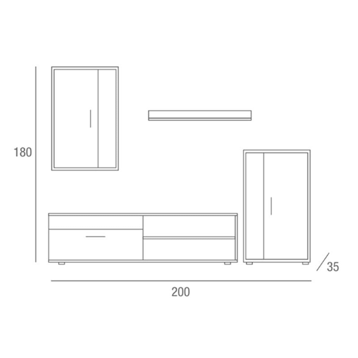 Mueble de salón modelo OSLO