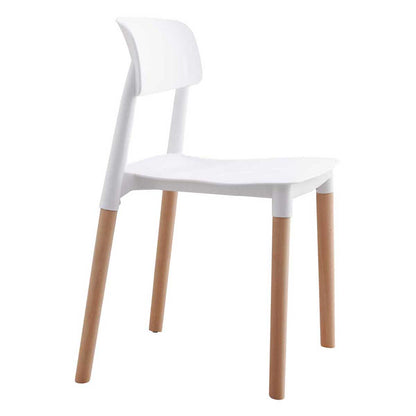 Set of 4 white chairs, PEDRALBA model.