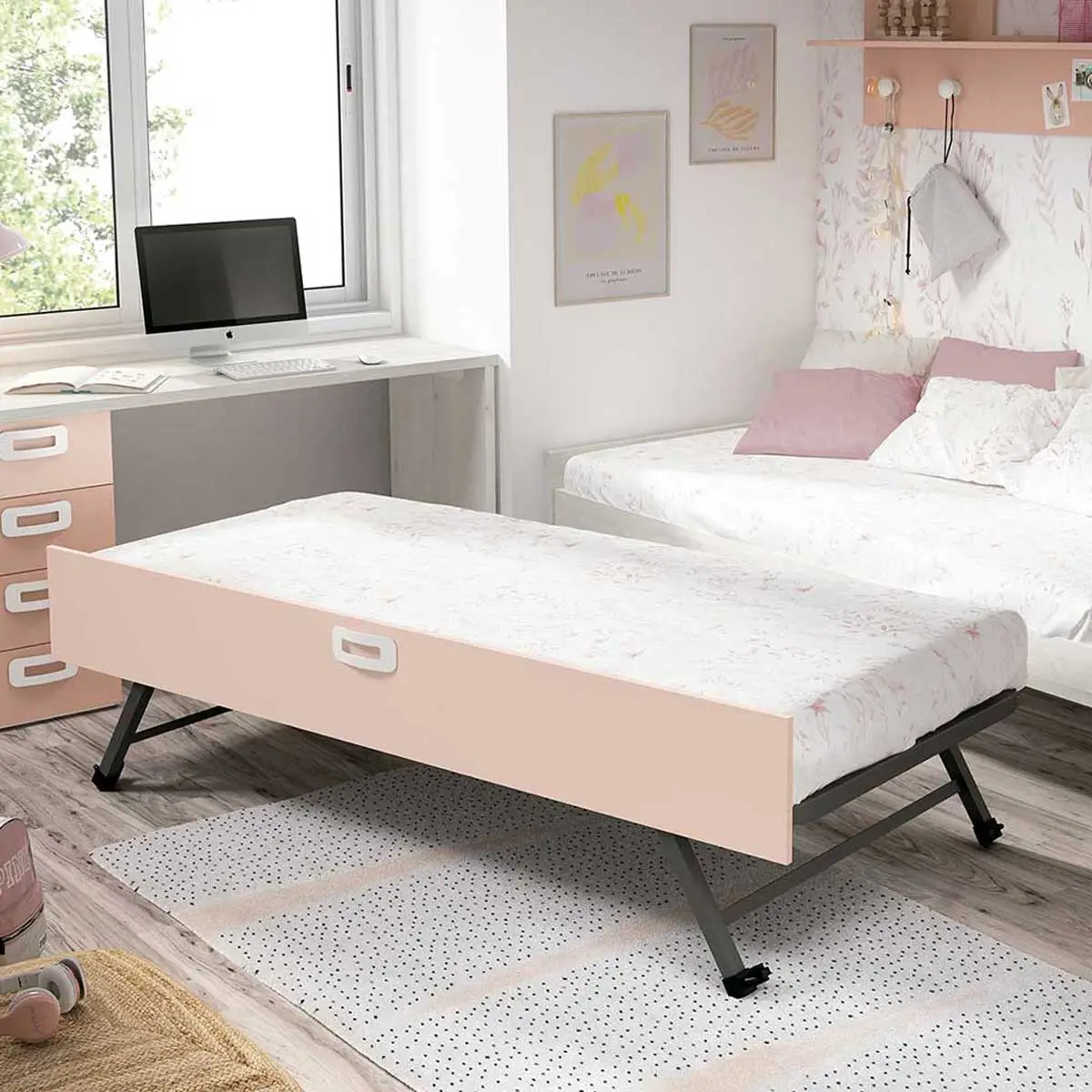 Cama nido recto de arrastre, modelo PINET. - Imagen 4