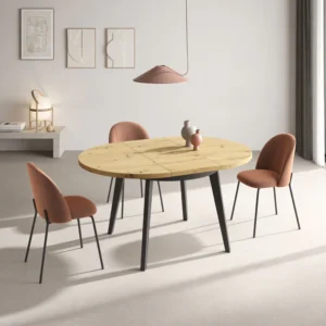 Mesa de comedor extensible modelo CATARROJA.