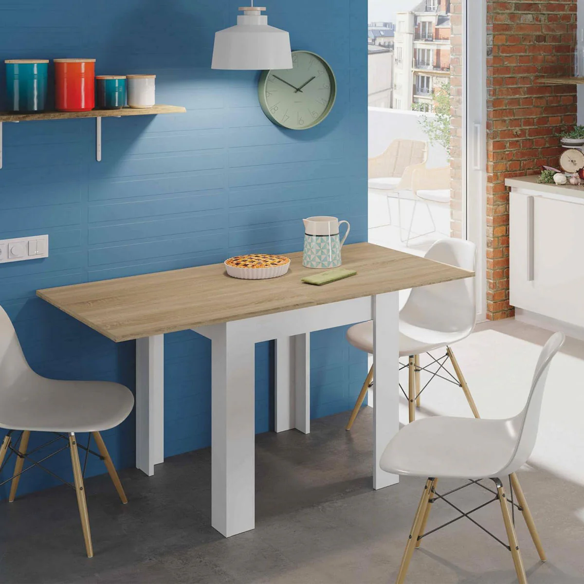 Mesa de comedor modelo GODELLETA. - Imagen 2