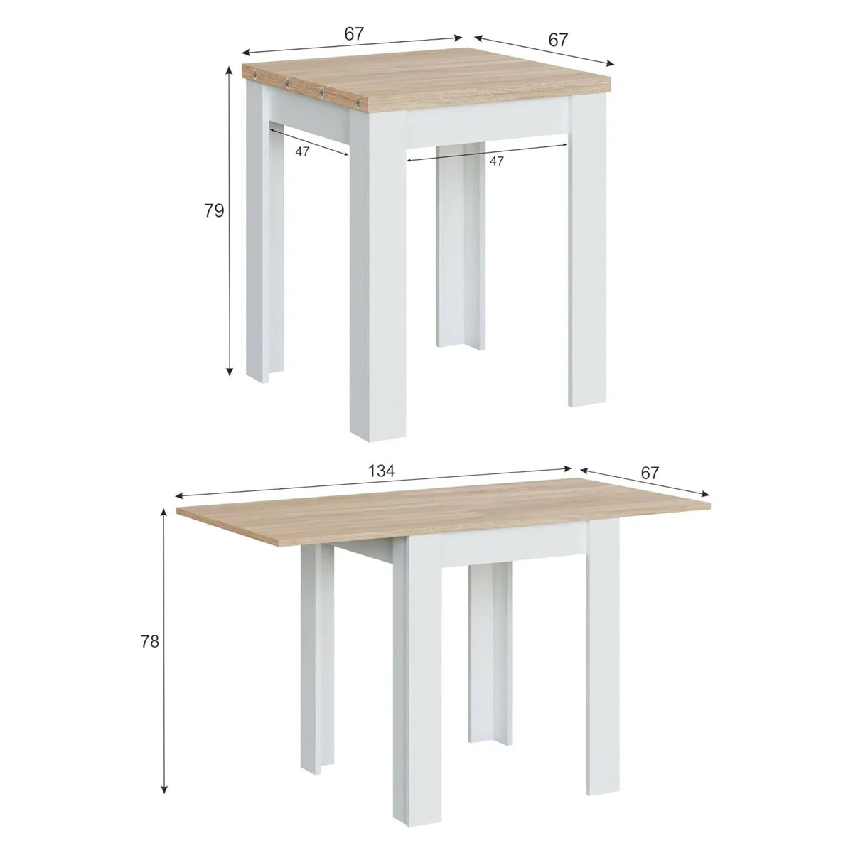 Mesa de comedor modelo GODELLETA. - Imagen 3