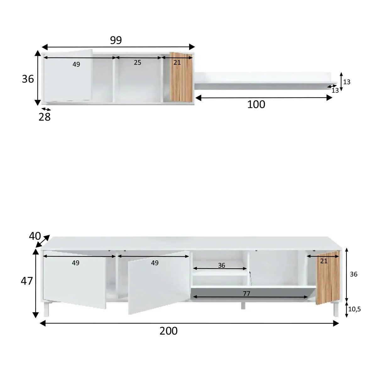Mueble de salón modelo ANNA. - Imagen 4