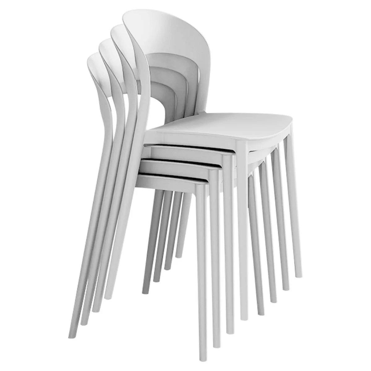 Conjunto de 4 Sillas blancas modelo PEDRALBA. - Imagen 5