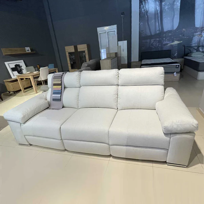 Sofá 3 plazas con relax eléctrico, modelo RIBARROJA.